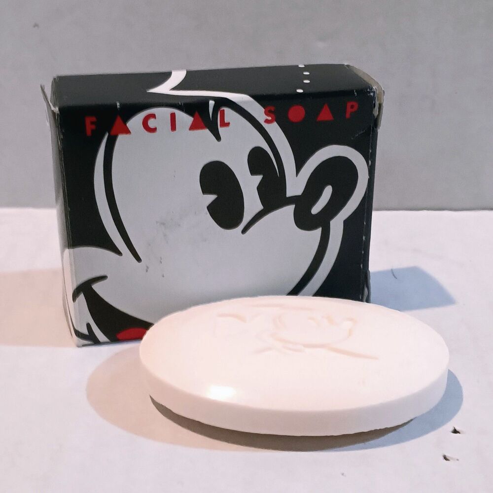 Vintage Walt Disney World Resort Mickey Mouse Facial Soap Bar-1990s-New In Box